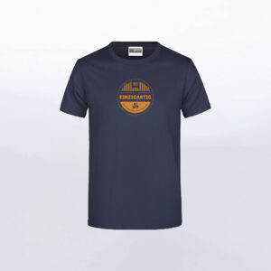 T-Shirt mit großem, einfarbigem Logodruck