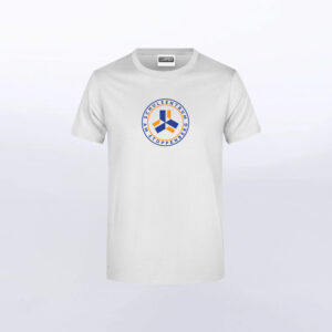 T-Shirt mit großem, mehrfarbigen Logodruck